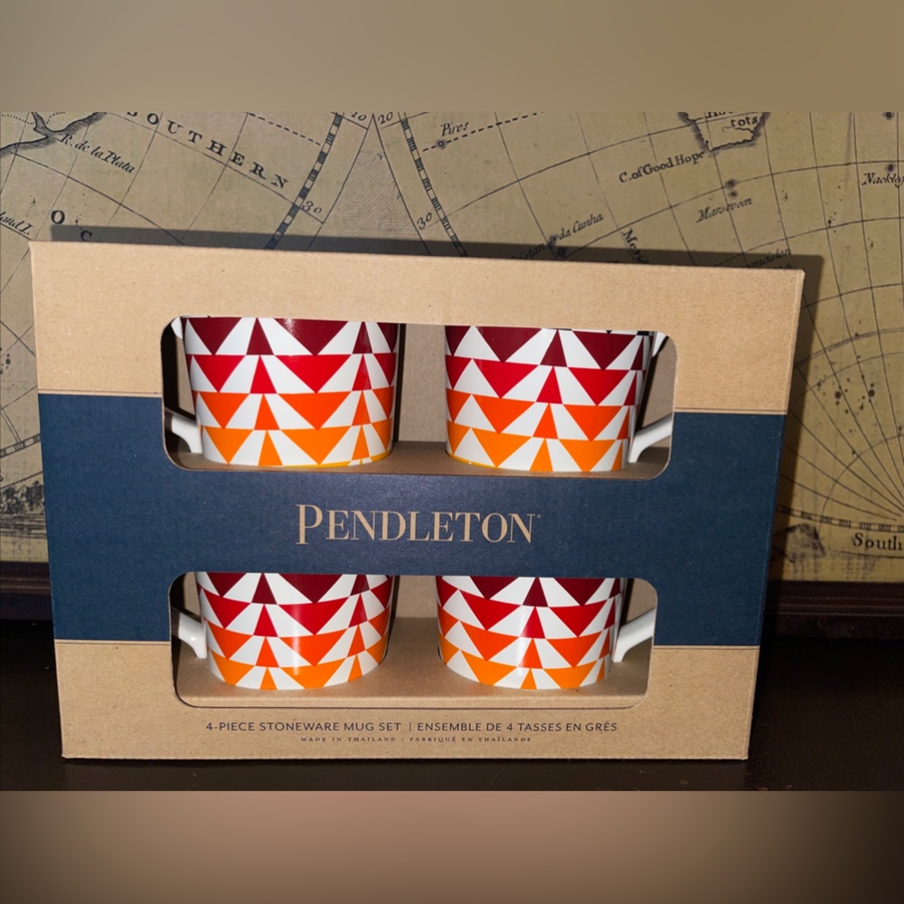 🧡💛☕️ Pendleton Mug Set of 4💛🧡